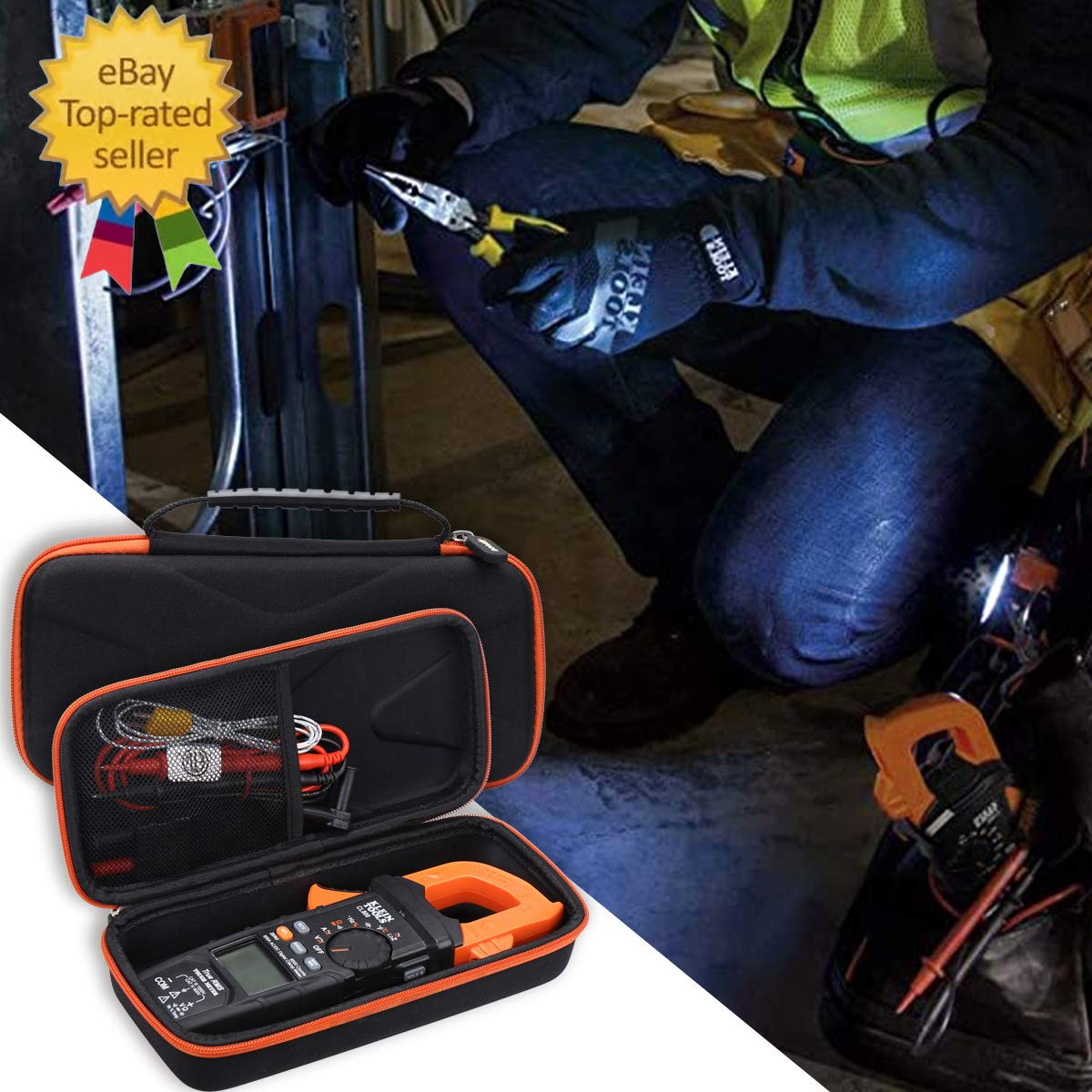 Case Compatible with Klein Tools CL800 CL810 CL700 CL600 Digital Clamp Meter
