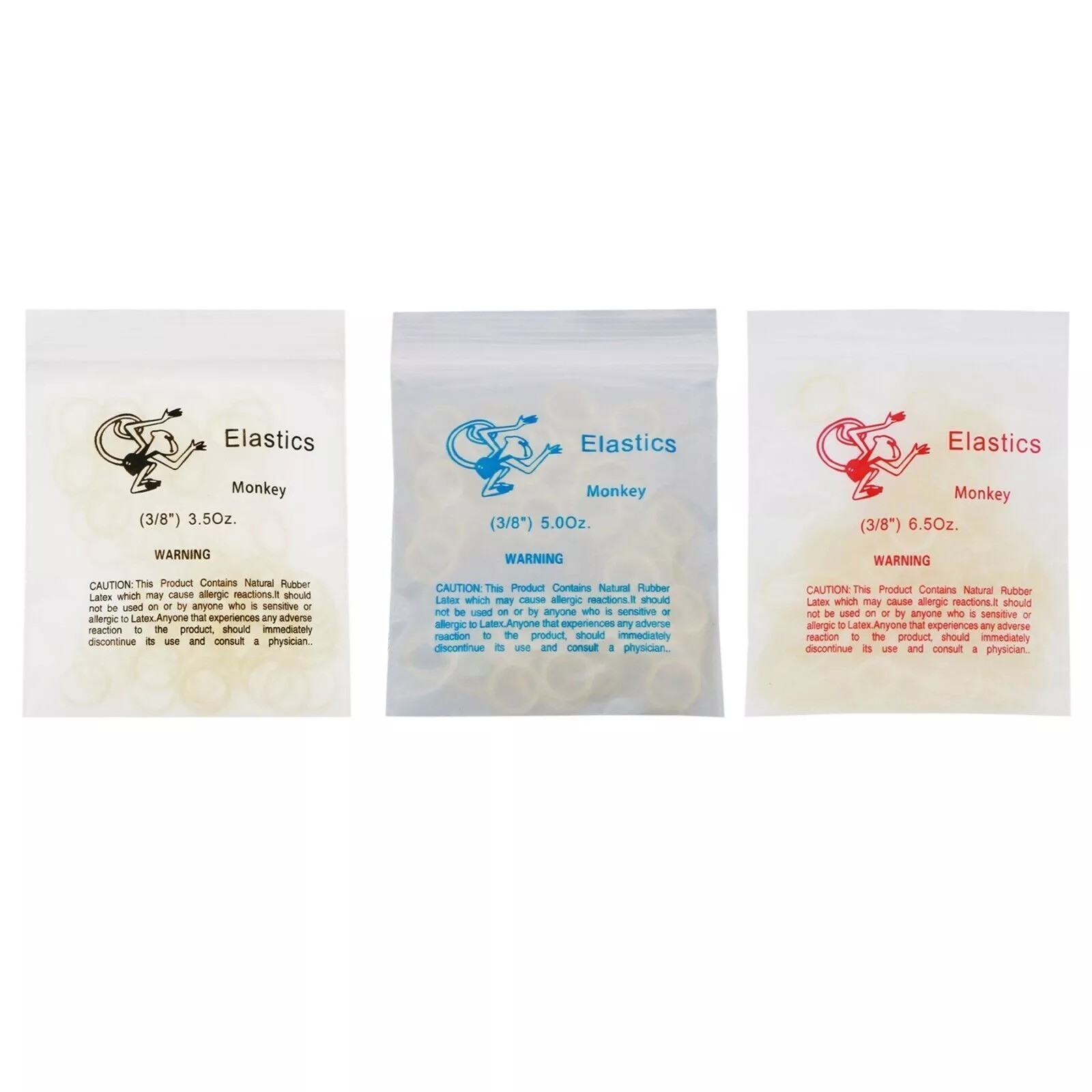 100 Pcs/Bag Orthodontic Dental Ortho Latex Braces Elastics Rubber Bands 15 Sizes