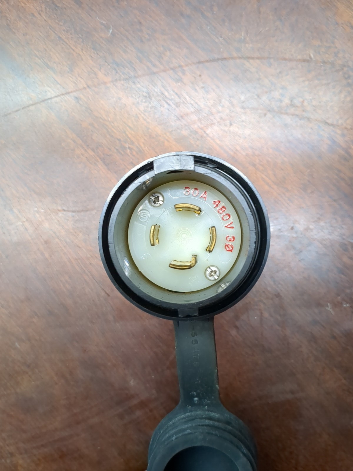 Hubbell Wiring Device-Kellems Hbl2731sw Watertight Locking Plug, L16-30P, 30 A,