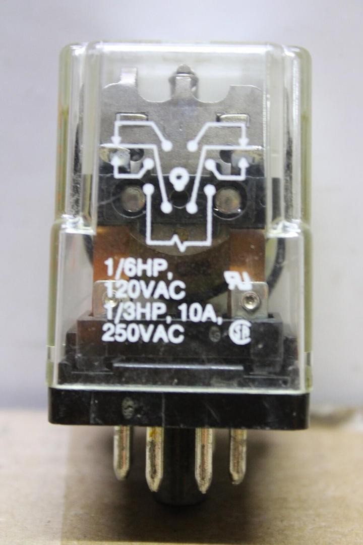 POTTER & BRUMFIELD RELAY KRPA-11DG-48 48 VDC 120/240 VAC 10 AMP *WARRANTY*