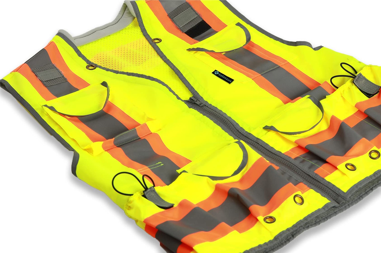 Safety Vest for Men High Visibility Reflective Construction Tactical Vest (Ye…