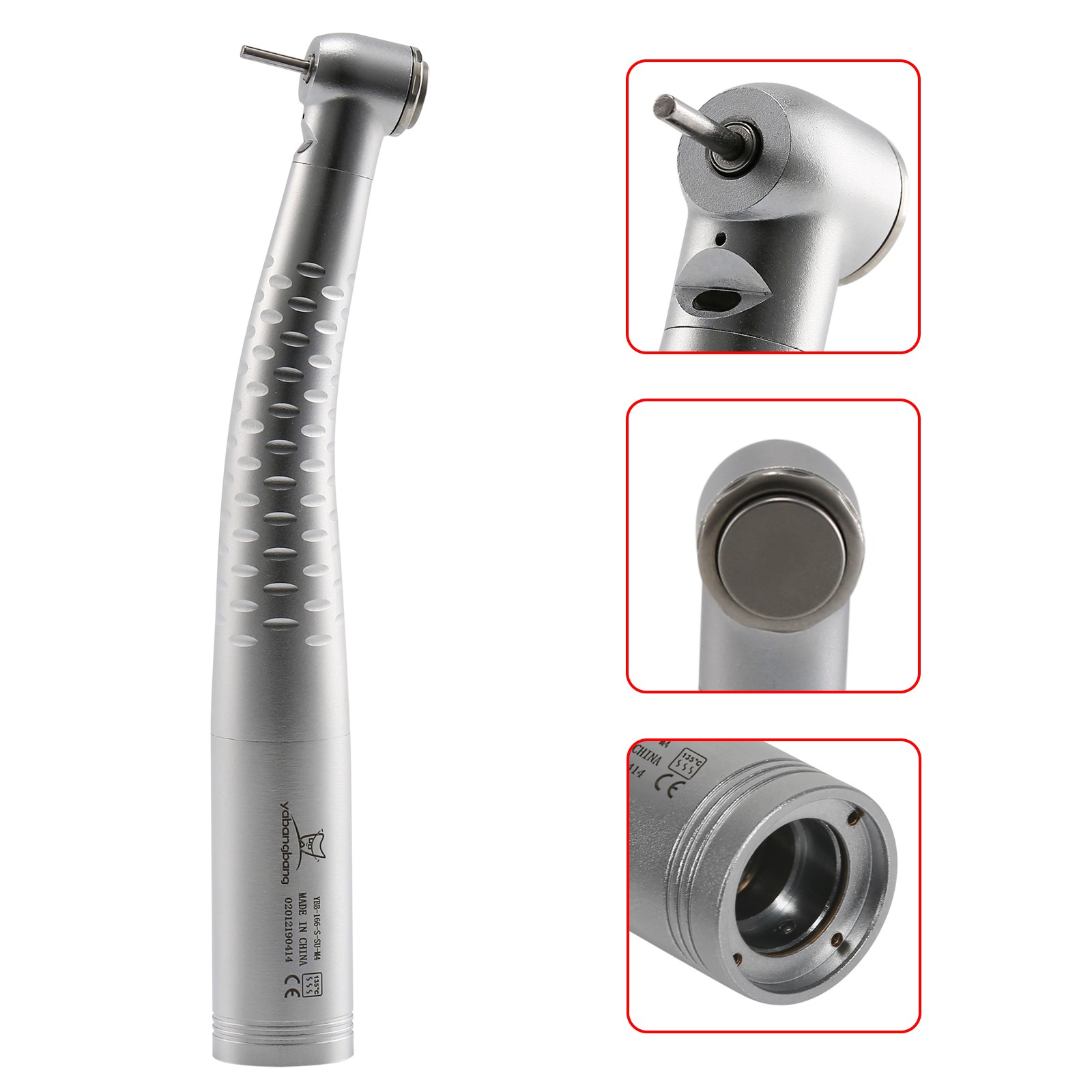 Dental High Speed LED Fiber Optic Handpiece Fit KAVO Multiflex Coupling 6H YBB