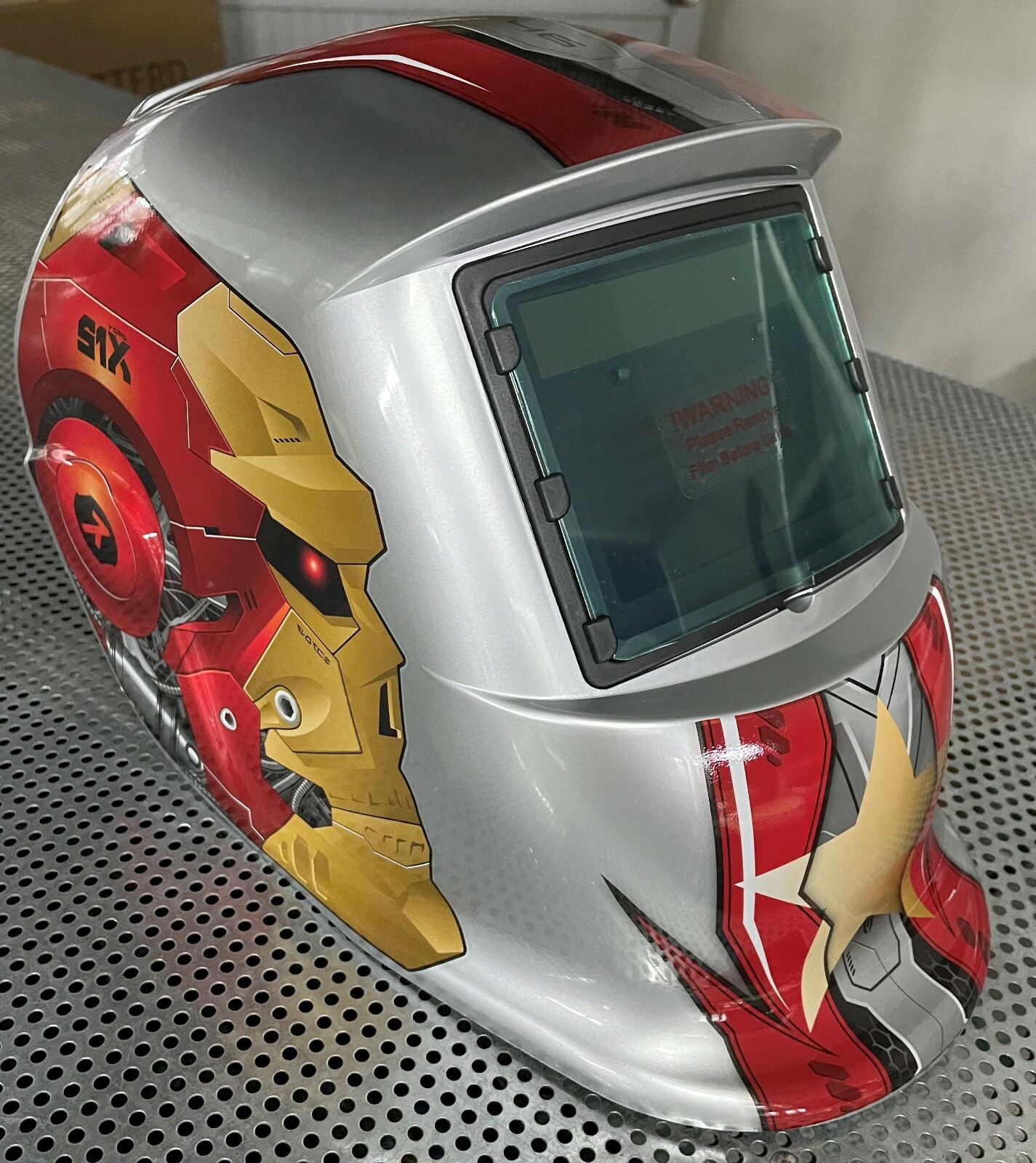 RON Auto Darkening Welding Helmet Arc Tig mig certified mask grinding truecolor