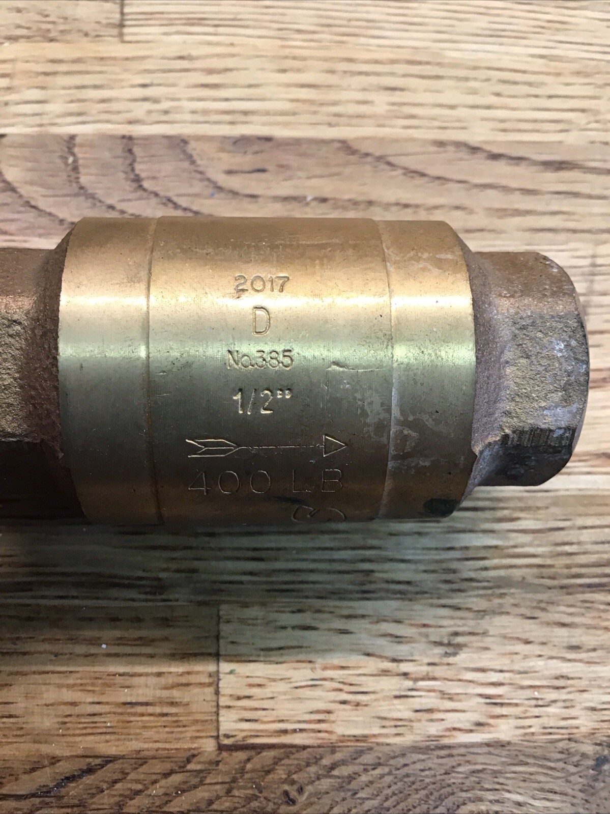 Strataflo Check Valve 1.5″ No 385 200Lbs Good Used Condition C-4