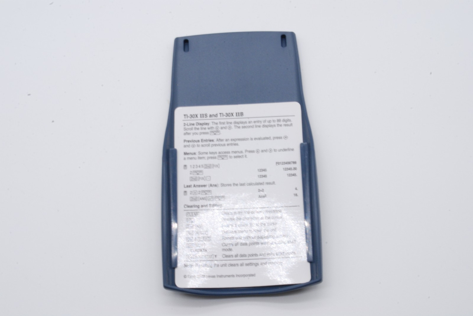 Texas Instruments Calculator TI-30x IIS