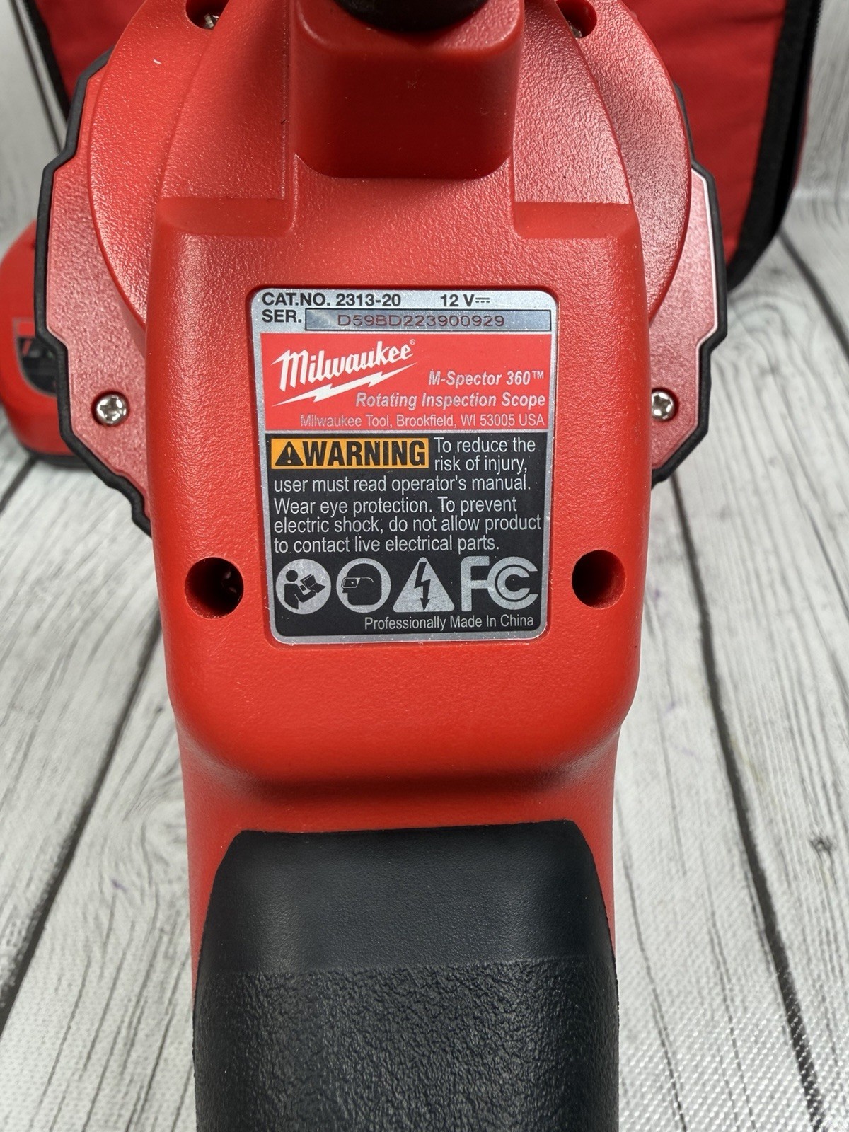 Milwaukee M12 M-Spector 360 Inspection Camera Kit 2313-21 W/ 48-59-2401 Charger