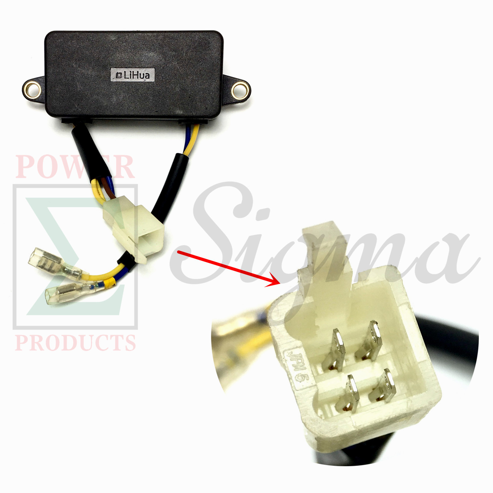Square AVR For PowerMax DuroMax DuroStar XP4400E 3KW 4KW Generator Regulator