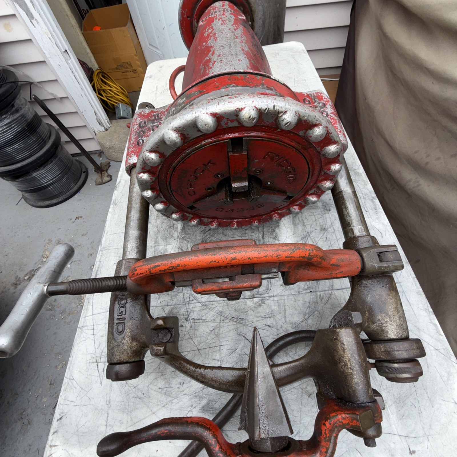Ridgid 300 Pipe Threader Threading Machine.Working Great.Free Local Pickup 60641