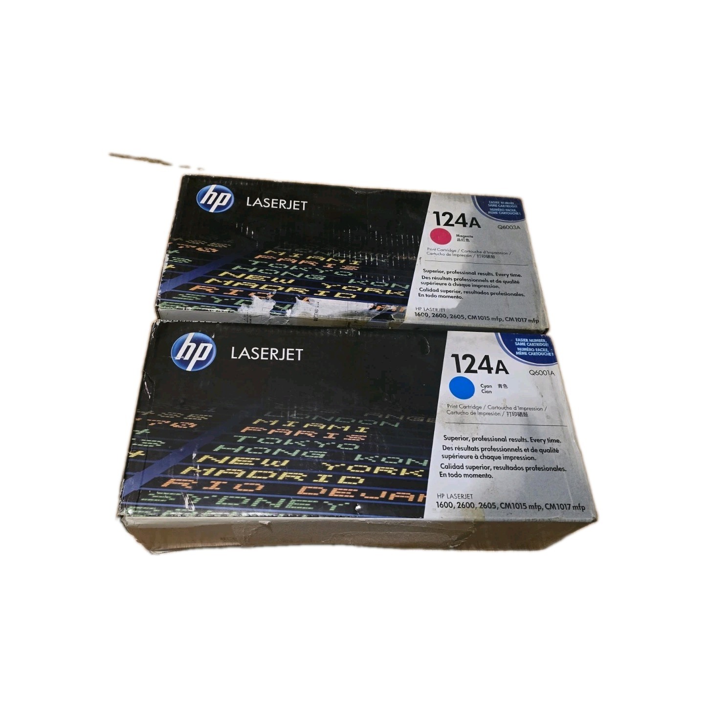 HP 124A Magenta/Cyan~ LaserJet Toner Cartridge ~Q6001A