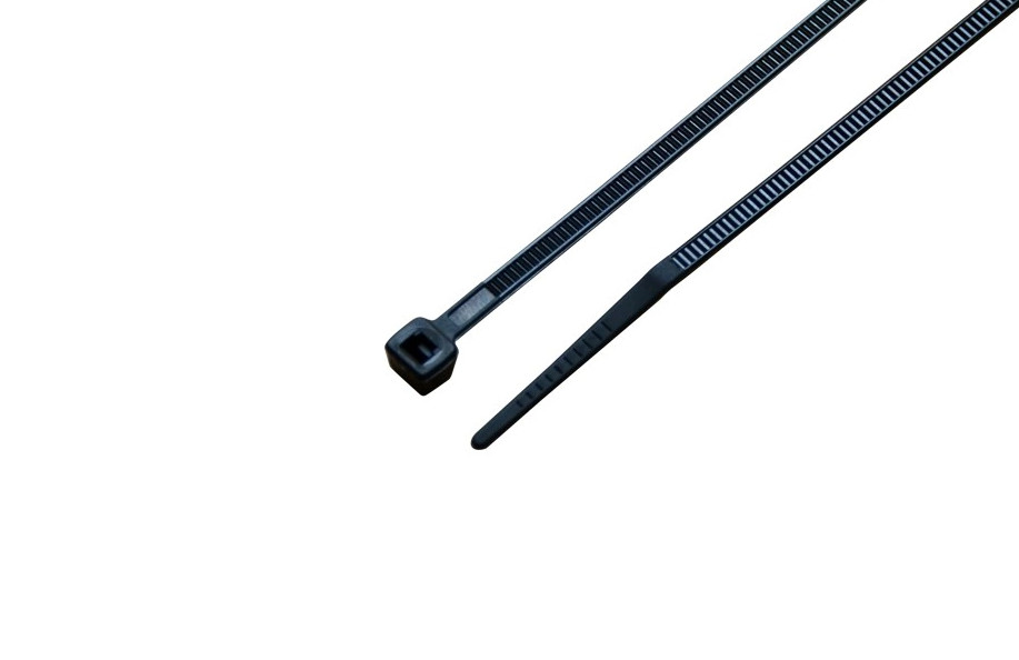 100 INDUSTRIAL 11″ BLACK WIRE CABLE ZIP TIES NYLON UV RESISTANT Free Ship USA