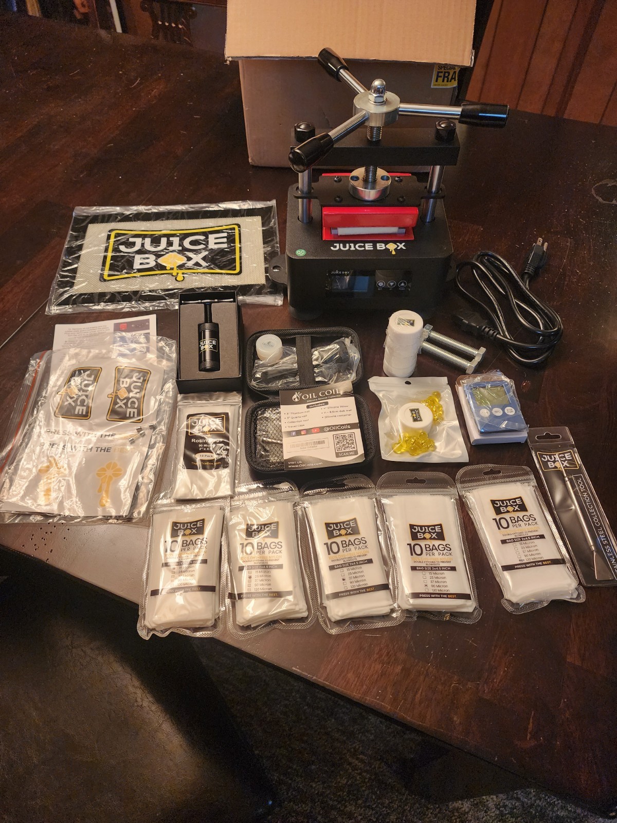 Ju1cebox 2.5 Ton Twist Top Master Press Kit