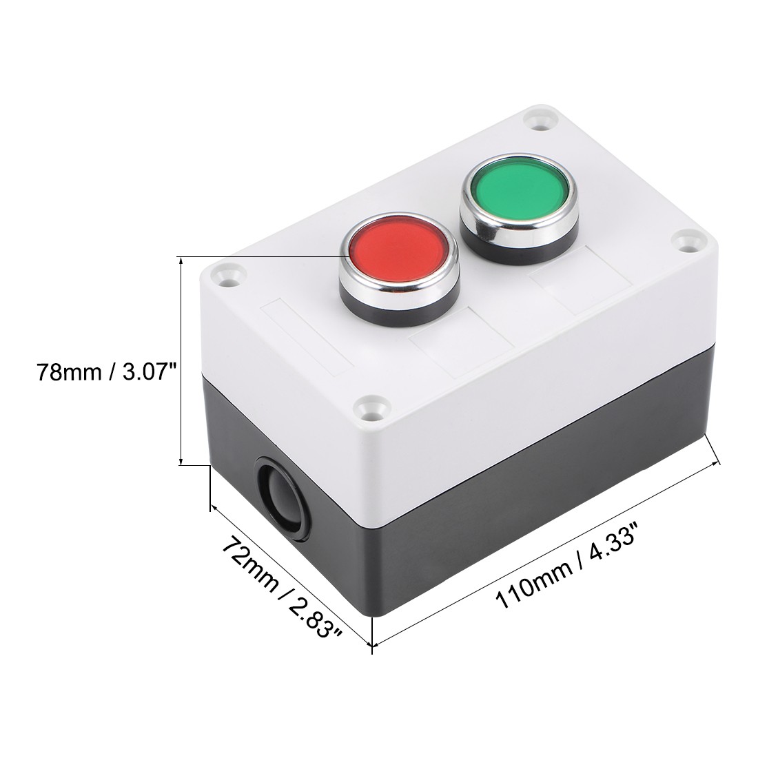 Push Button Switch Station Momentary NC NO Switches 415V 10A