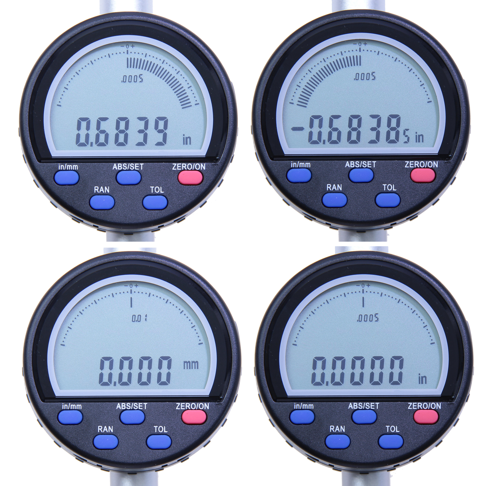 Digital Electronic Indicator 0-1″ – Inch/SAE/Metric 0.00005″ / 0.01mm
