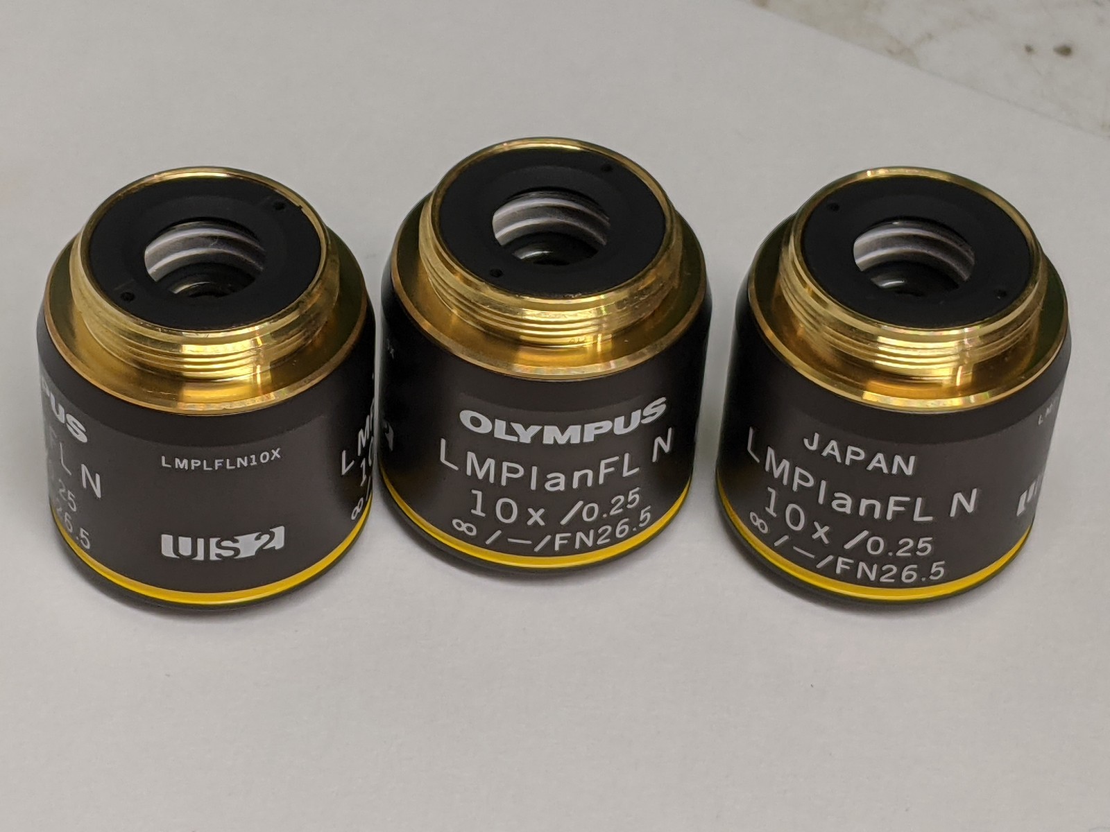 Olympus LMPLFLN10X LMPlanFL N 10X/0.25 UIS2 21mm LWD Microscope Objective