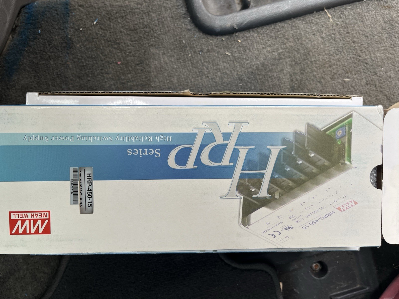 MEAN WELL HRP-450-15 15V 30A 450W Enclosed SMPS Remote On/Off DC OK