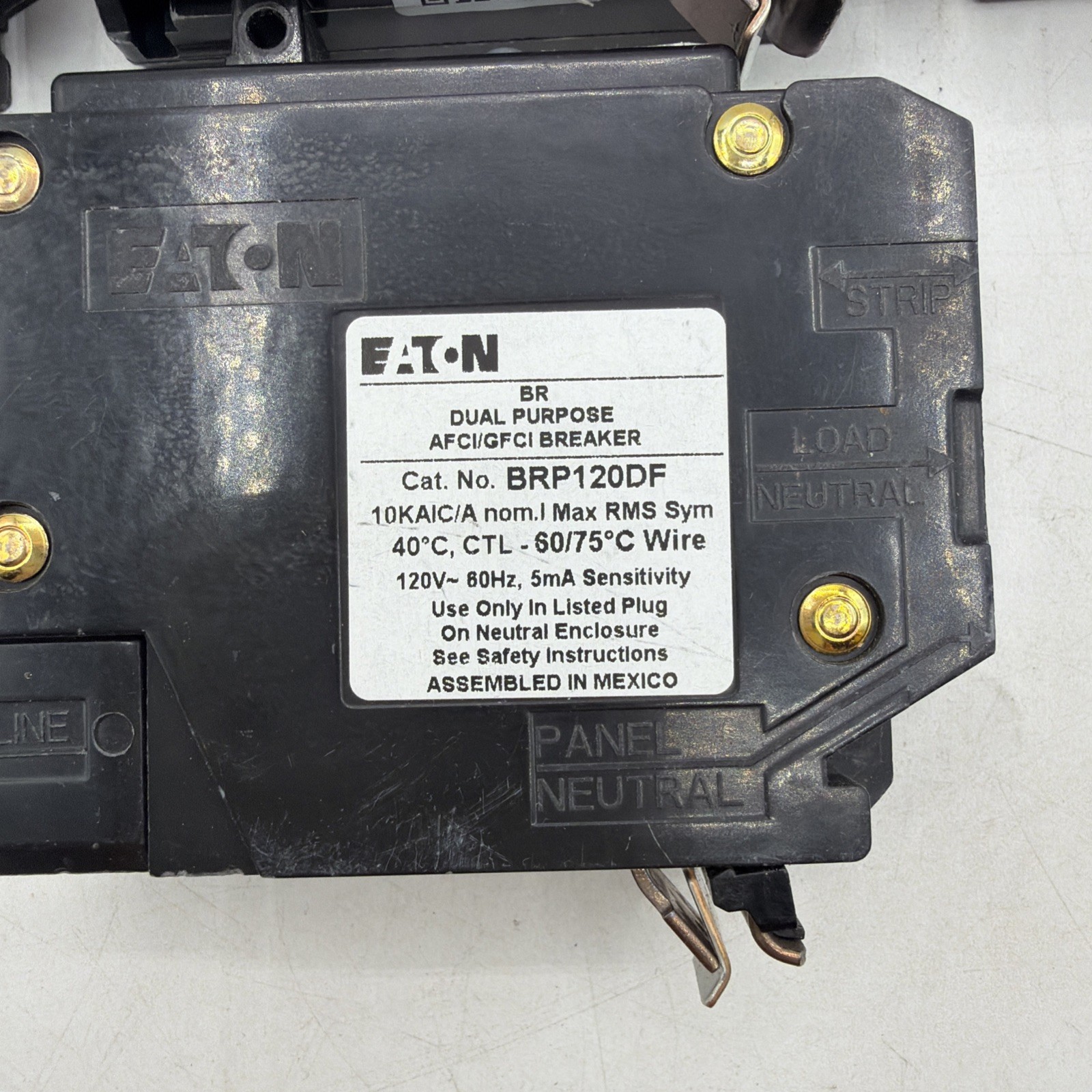 10 PCS Eaton BRP120DF 20A Dual Function Circuit Breaker Free Shipping NSB