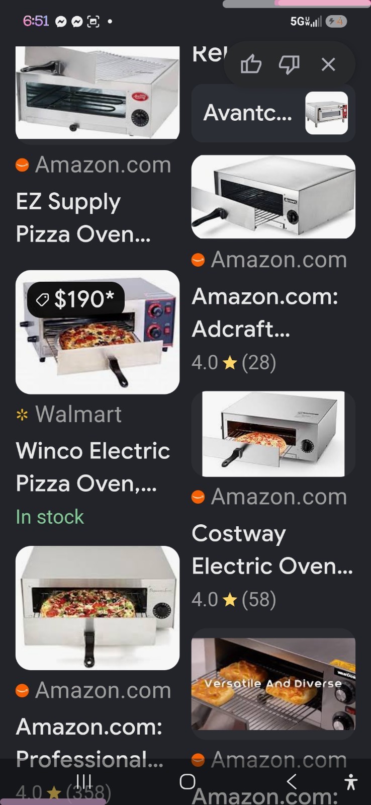 Avantco TTPPO12 Countertop Electric Pizza Oven, 1 Deck Countertop Unit