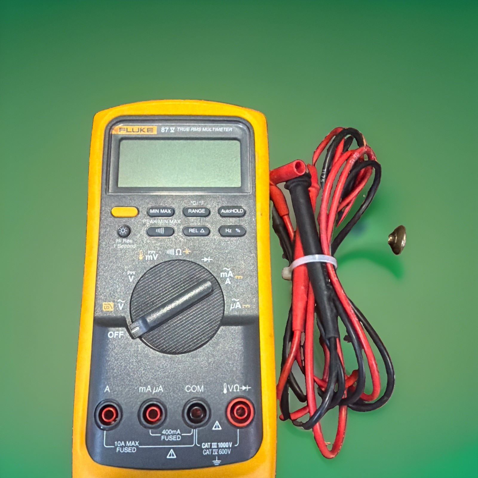 Fluke FLUKE 87-V Handheld Multimeter Including Fluke Leads