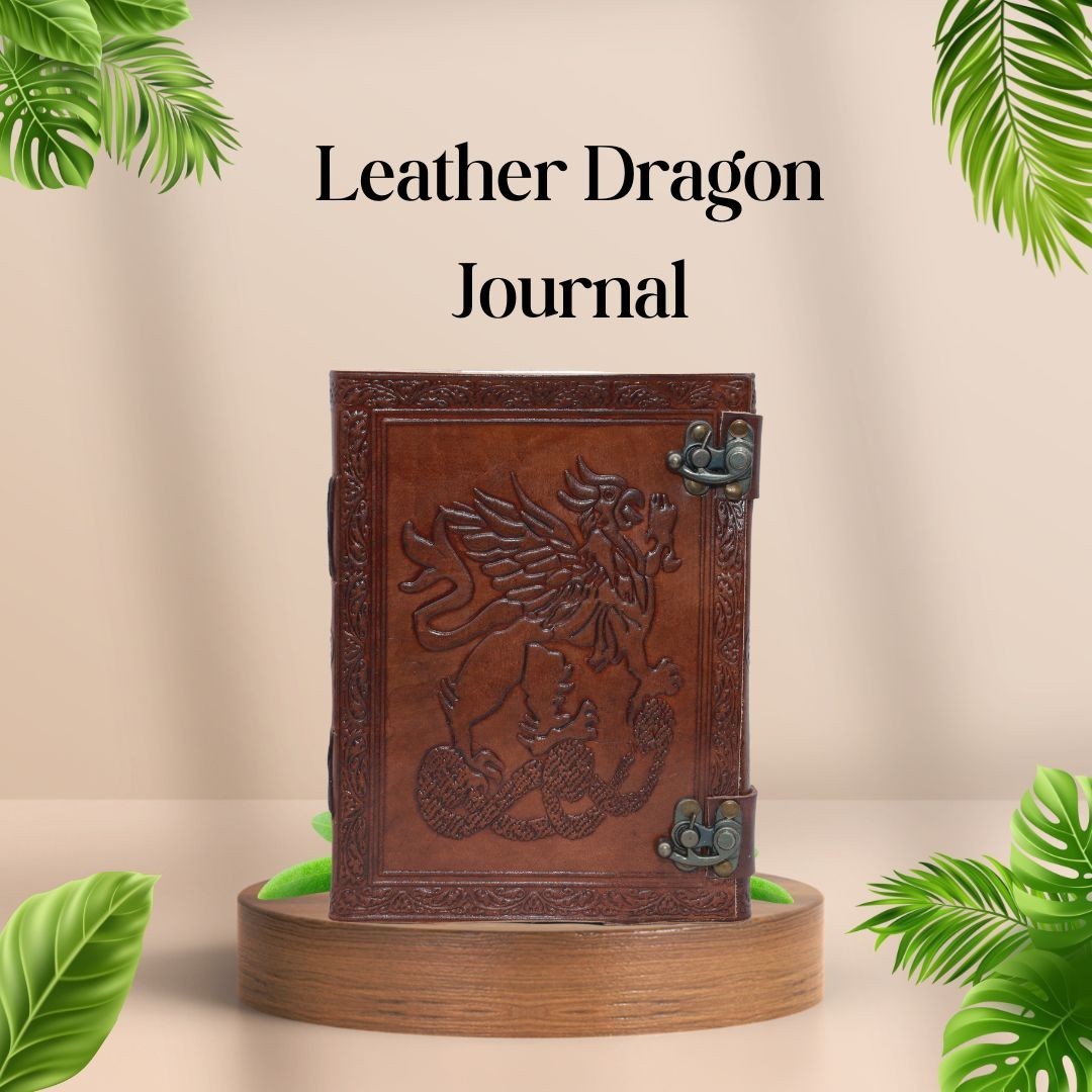 Genuine Leather Diary for Daily Use 6×8 Lined Lock 200 Pages BOGO