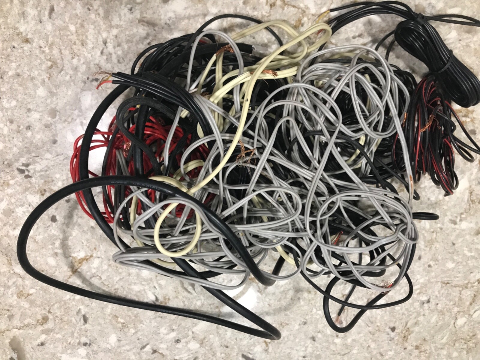 Copper Wire – Over 2 Lbs of Insulated Copper Wire – Collected over the Years