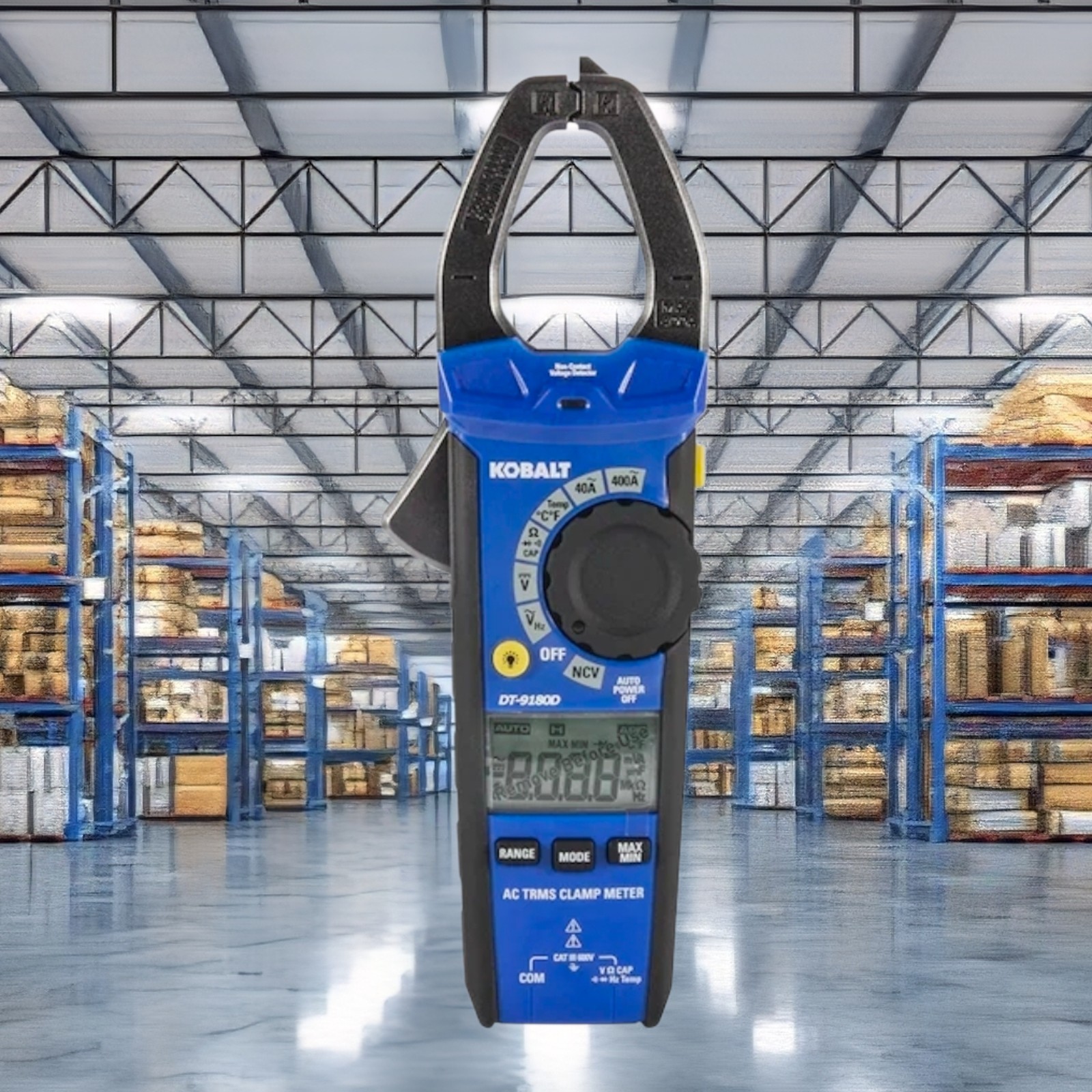 KobaltDigital Display Clamp Meter Multimeter 400 Amp 600V Volt