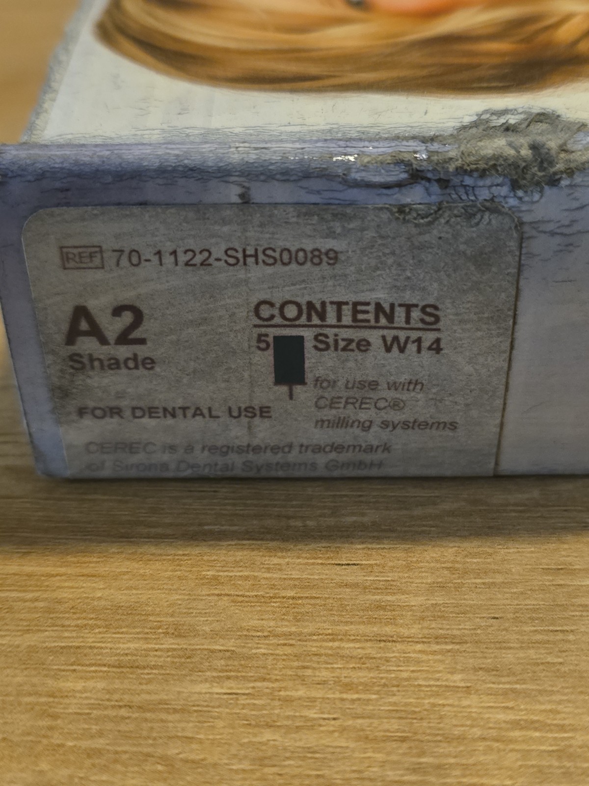 CEREC – Obsidian Cad Cam Blocks – A2 – W14 – 5 Blocks