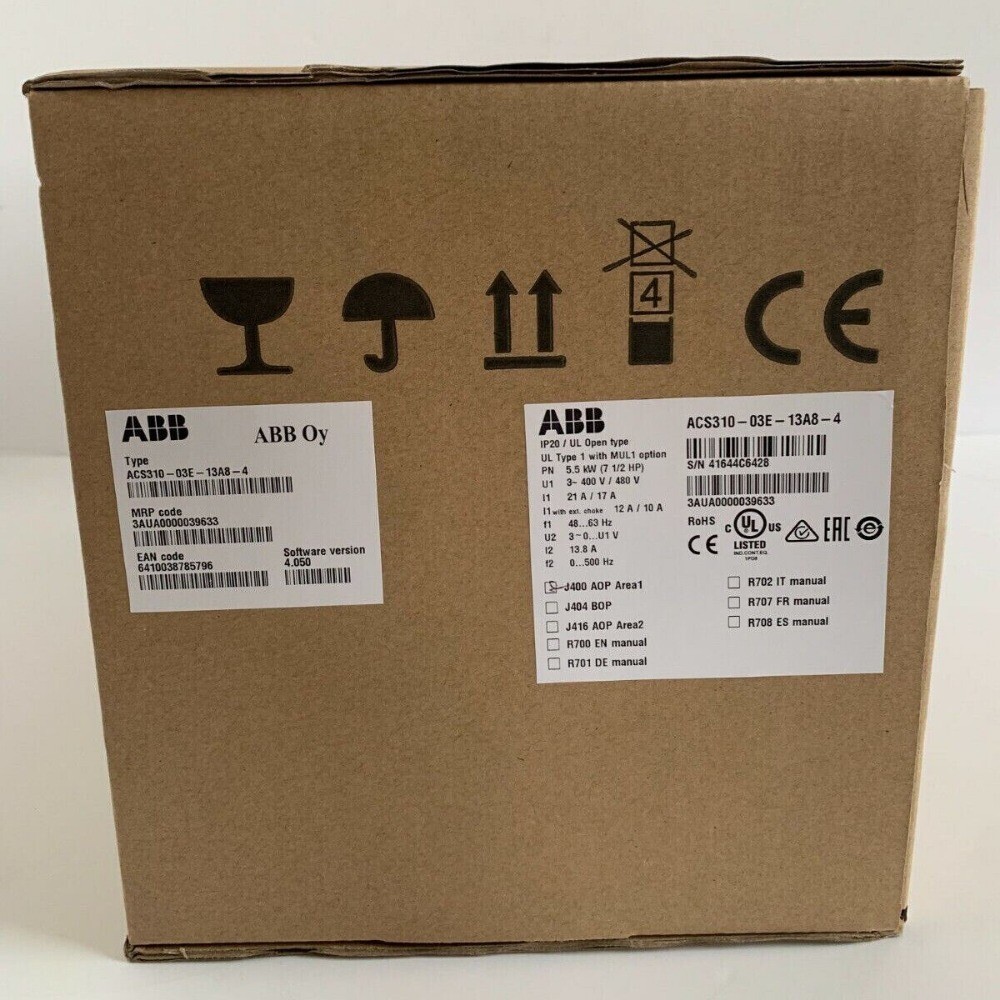 ABB ACS310-03E-13A8-4 Inverter Drive New in Box Fast Shipping 1pcs