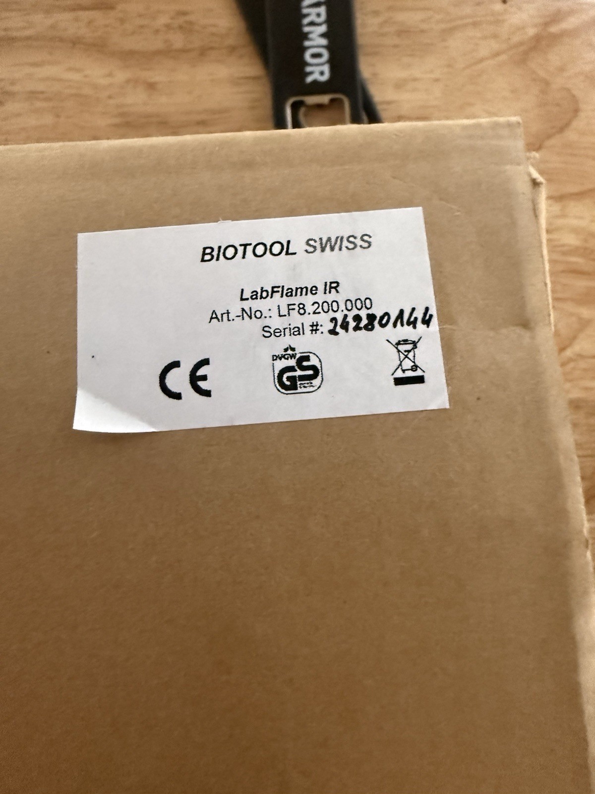 BioTool Swiss LabFlame IR Plus Safety Laboratory Gas Burner Bunsen Burner