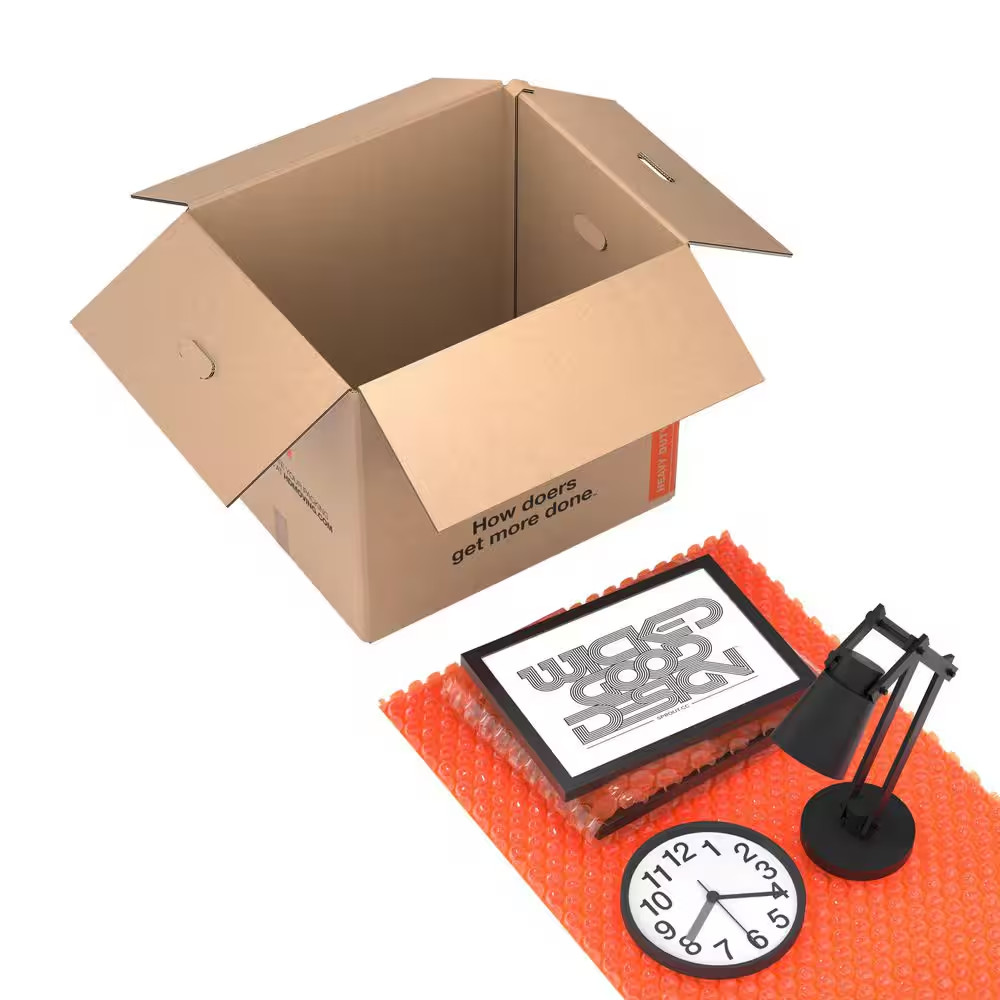 Extra Large Heavy Duty Moving, Shipping, Packing Box with Handles