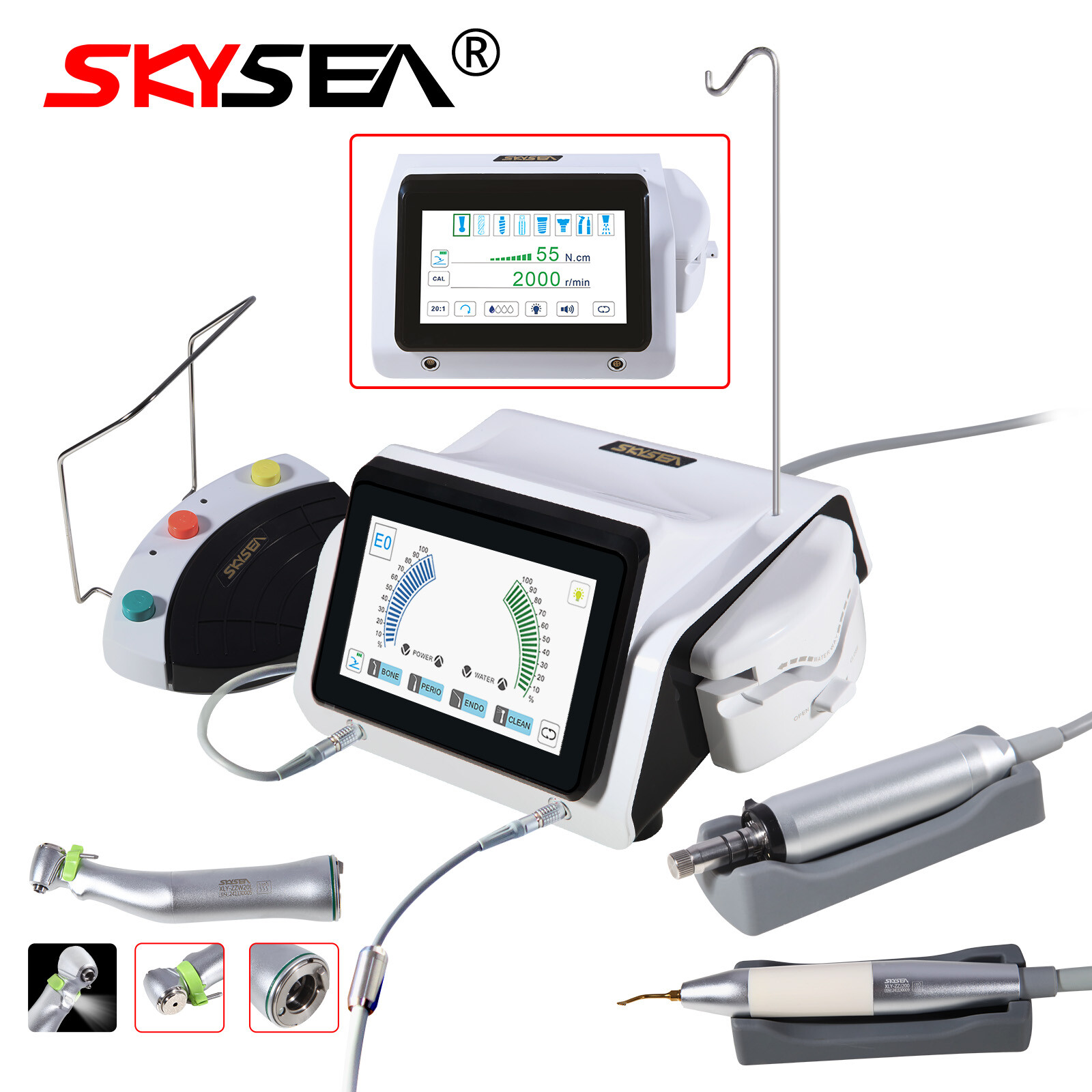 USA Dental Piezo Bone Surgery & Implant Motor 2 IN 1 Bone Cutter Touch Screen
