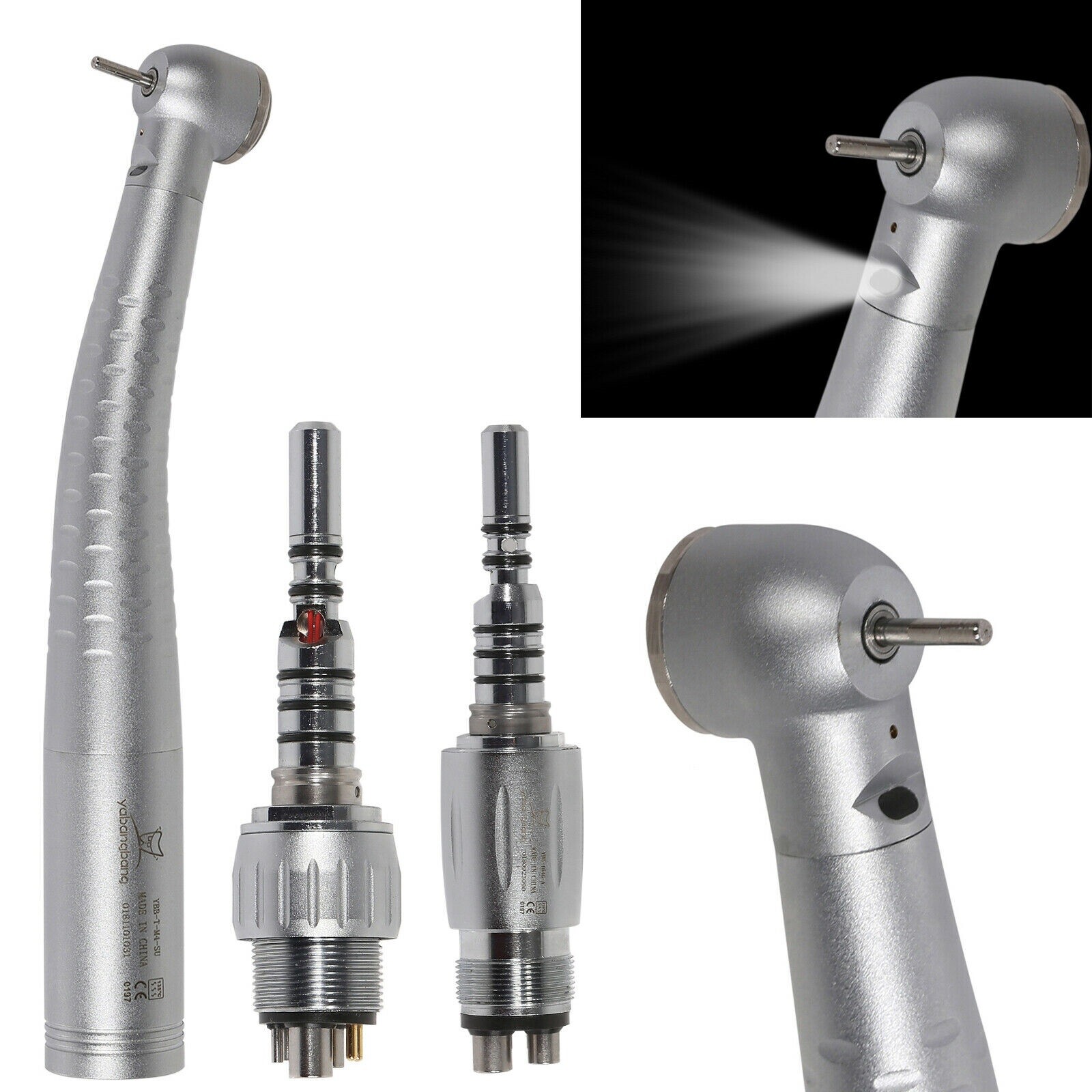KAVO Style Dental Fiber Optic LED High Speed Handpiece / +LED Quick Coupler 4/6H
