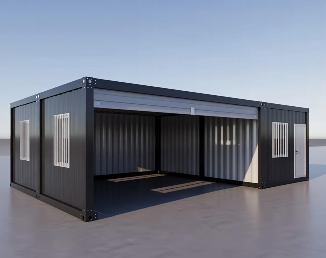 3 x 20FT Home Pod, 14′ wide Roll-up Garage Portable Office, Shop unit Brand New