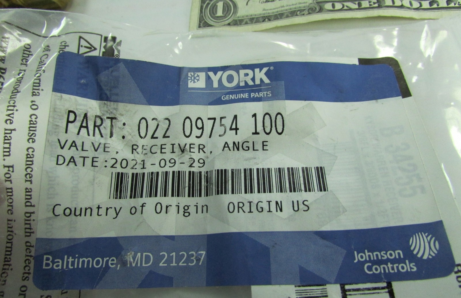 York Brass Refrigerant Liquid Line Charging Valves, 3/8″ OD Tube x Flare Access