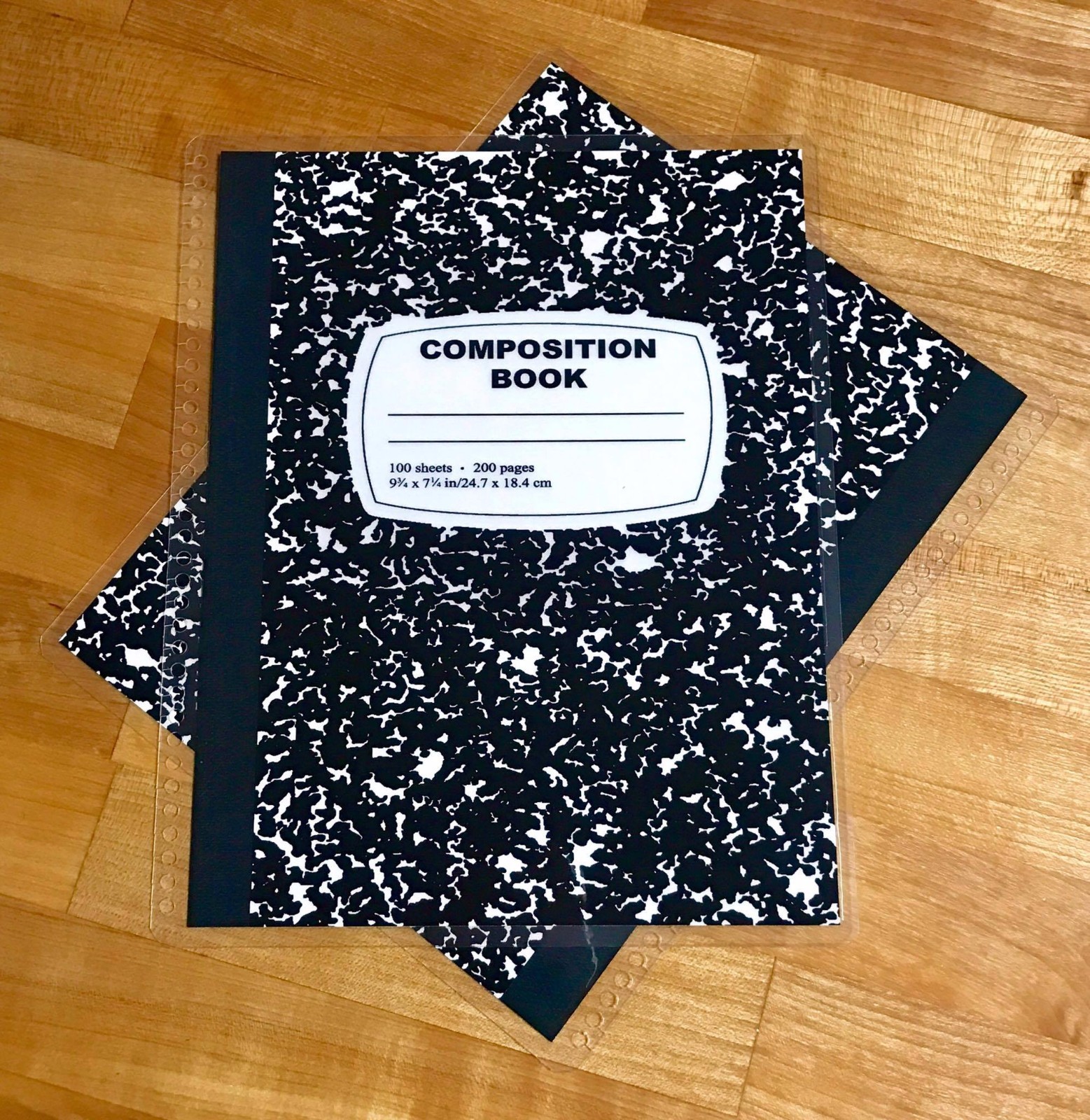 Composition Book Cover Set for use w/ Erin Condren Life Planner