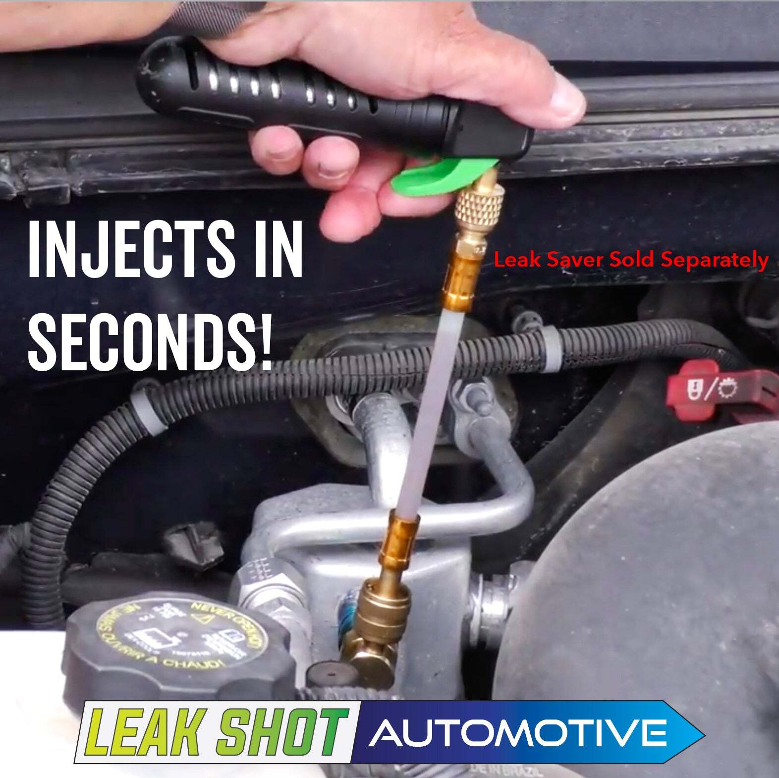 Leak Shot Automotive – Leak Saver Leak Sealant Injector for Cars and HVAC System