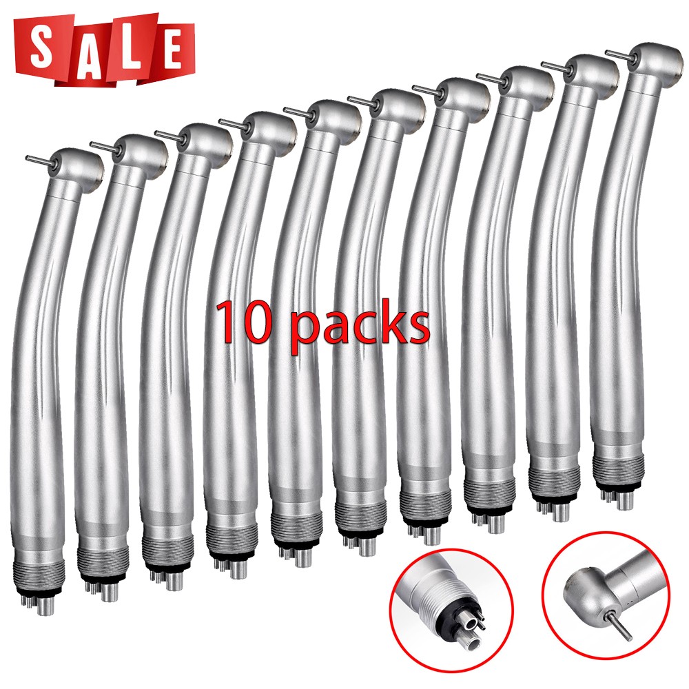 10* WBRWP Dental High Speed Handpiece Push Turbine 4 Holes Fit NSK Pana Max