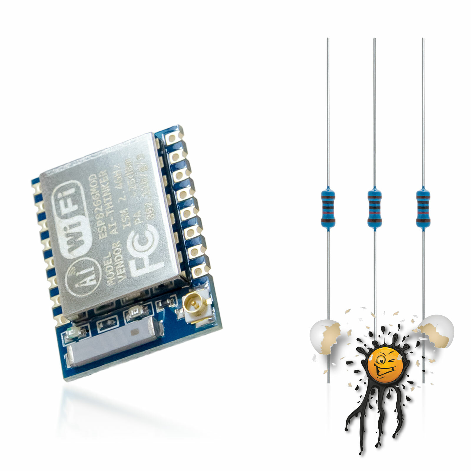 ESP-07 8Mb ESP-07S 32Mb ESP8266 NodeMCU Espressif ESP07 Serial WiFi WiFi Module