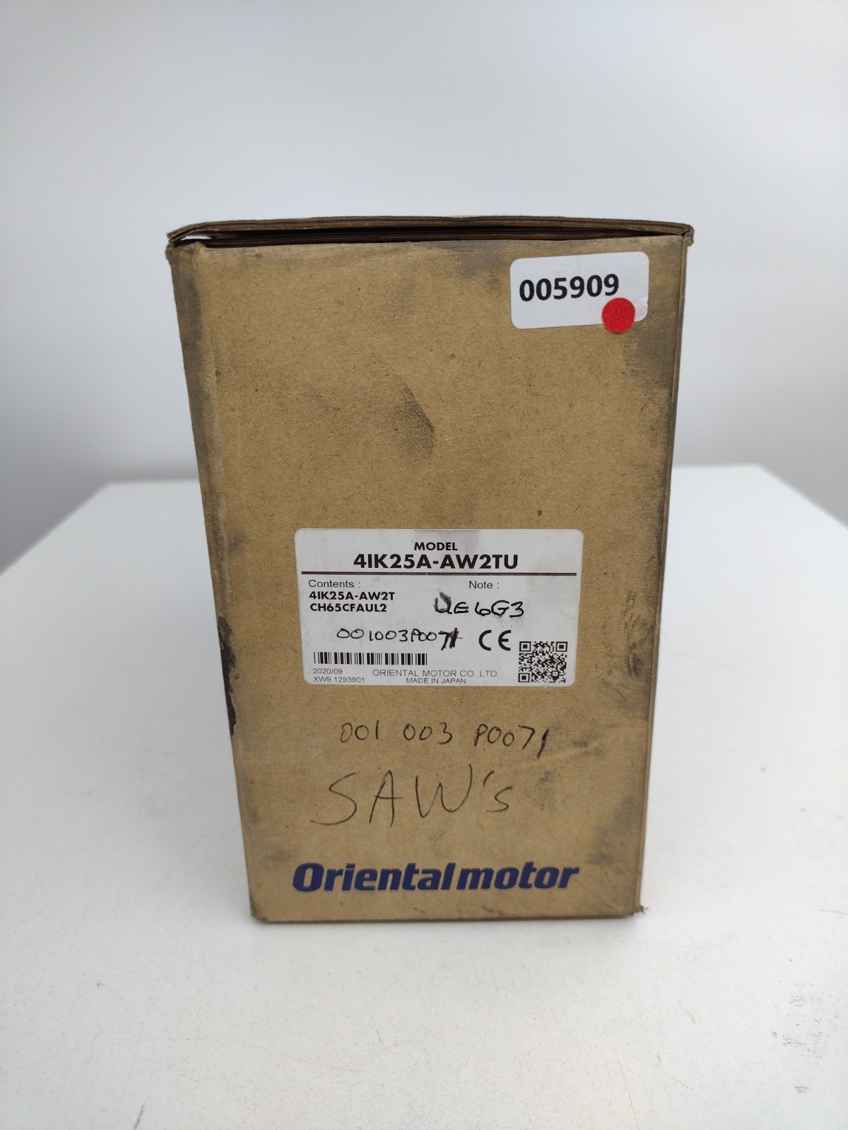 *** Oriental Motor 4IK25A-AW2TU Induction Motor 4IK25A-AW2TU 25W 110VAC 1450RPM
