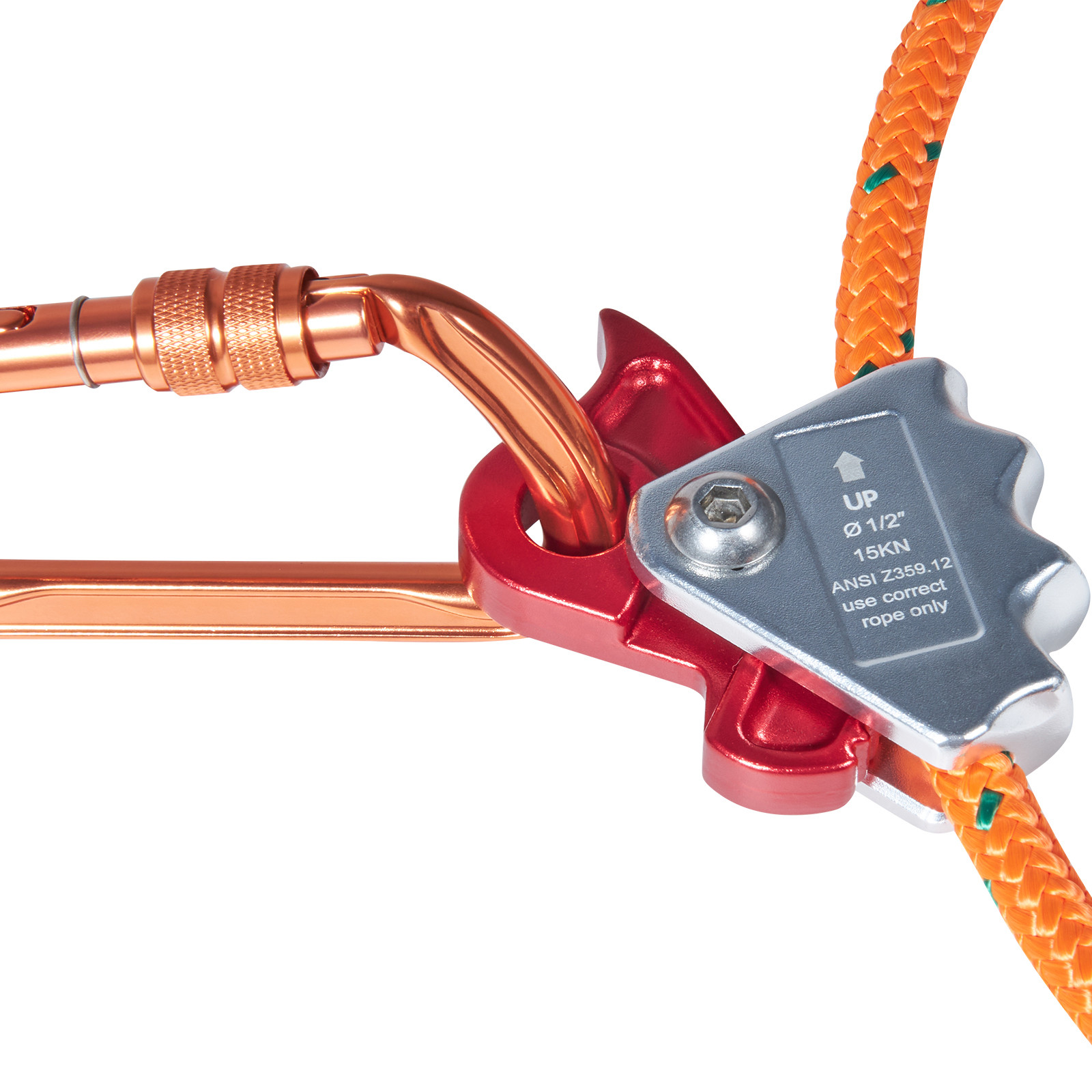 VEVOR Steel Core flipline 1/2″ x 8′ Arborist Flipline for Tree Climbing