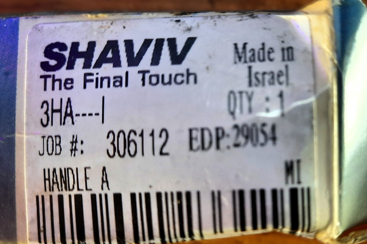 SHAVIV Handle A Deburring Tool w/ Blade – NOS – New Open Box – Made in Israel