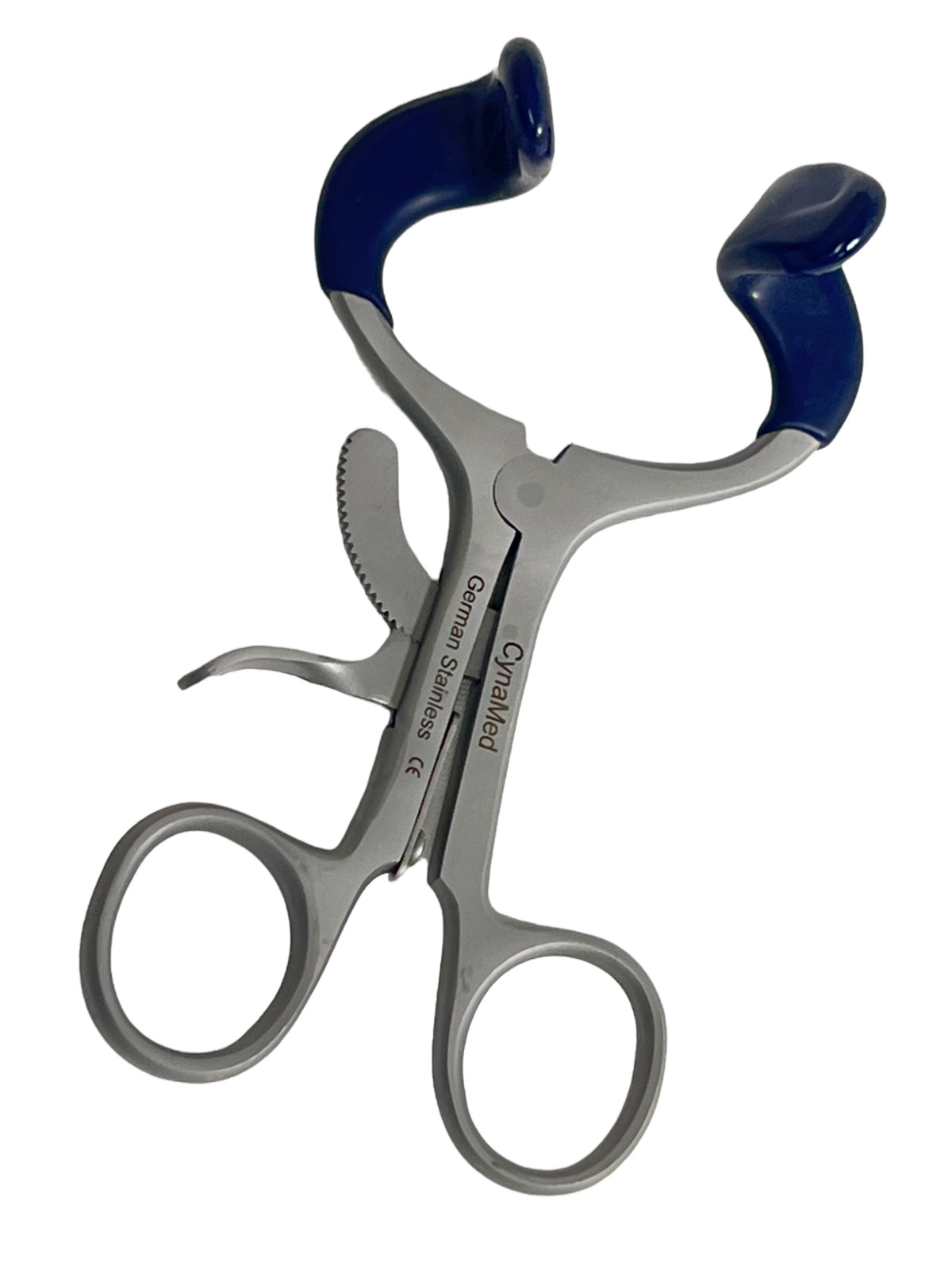 Set of 2 – Molt Mouth Gag 3.5″ + 4.5″ Dental Retractors with Silicone Tips Blue