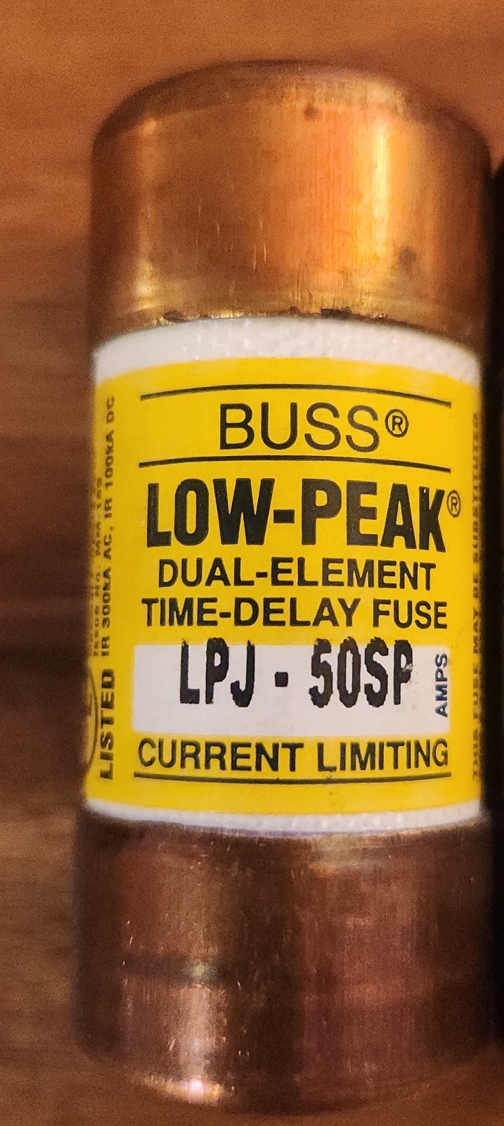 BUSSMANN LPJ-50SP 50A/AMP FUSE (lot of 7 fuses)