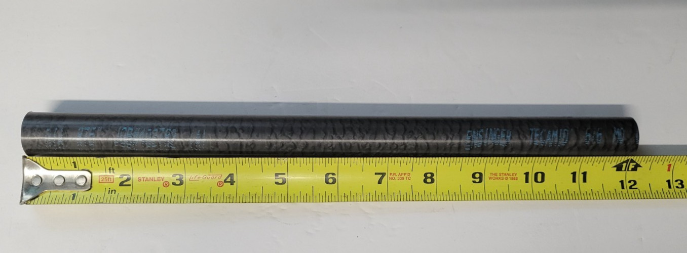 Ensinger Tecamid Nylon 7/8″ Dia Round Stock 12″ long (.875 X 12.000) INV#W-75