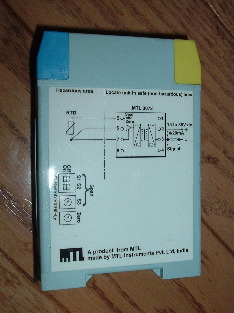 MTL-3072 TEMPERATURE CONVERTER 15-35VDC ON 4-20MA OUT. NEW! USA!
