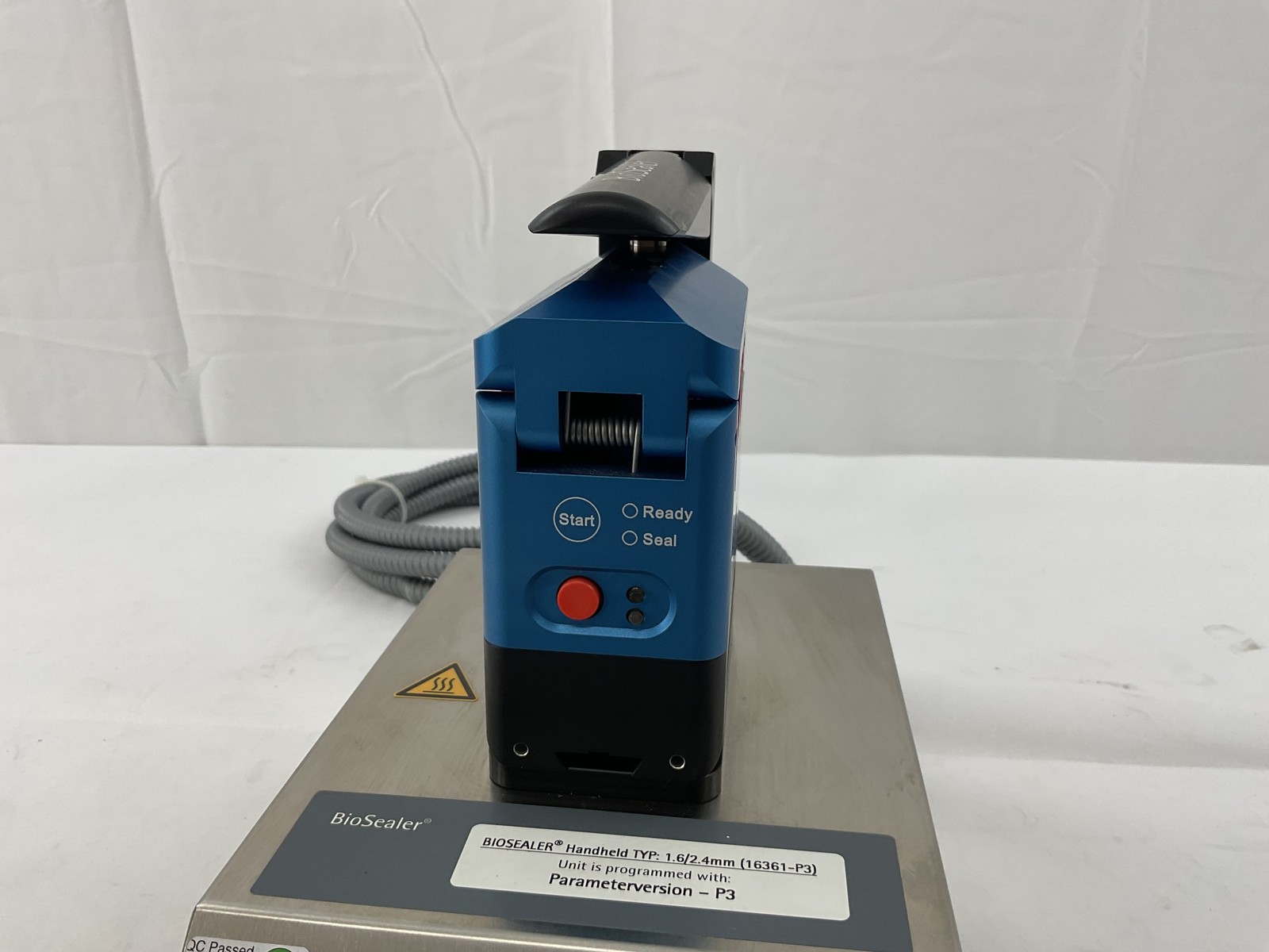 Sartorius Stedim 16361-P3 BioSealer Handheld Tube Sealer 1.6/2.4mm C-Flex TPE