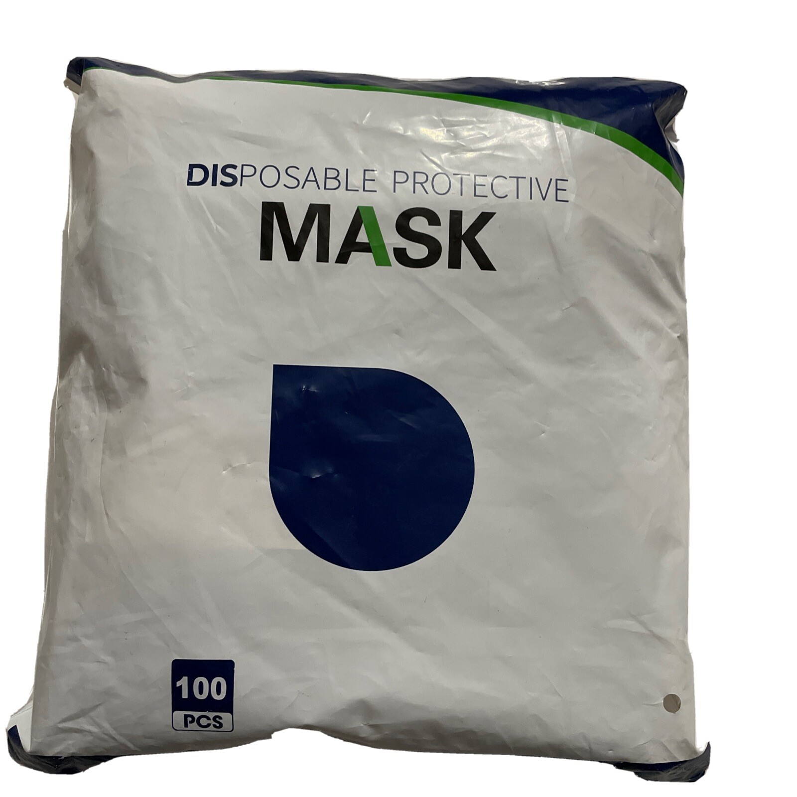 100 PCS Disposable Face Mask Non Medical Surgical 3 Ply Ear loop Black Masks USA