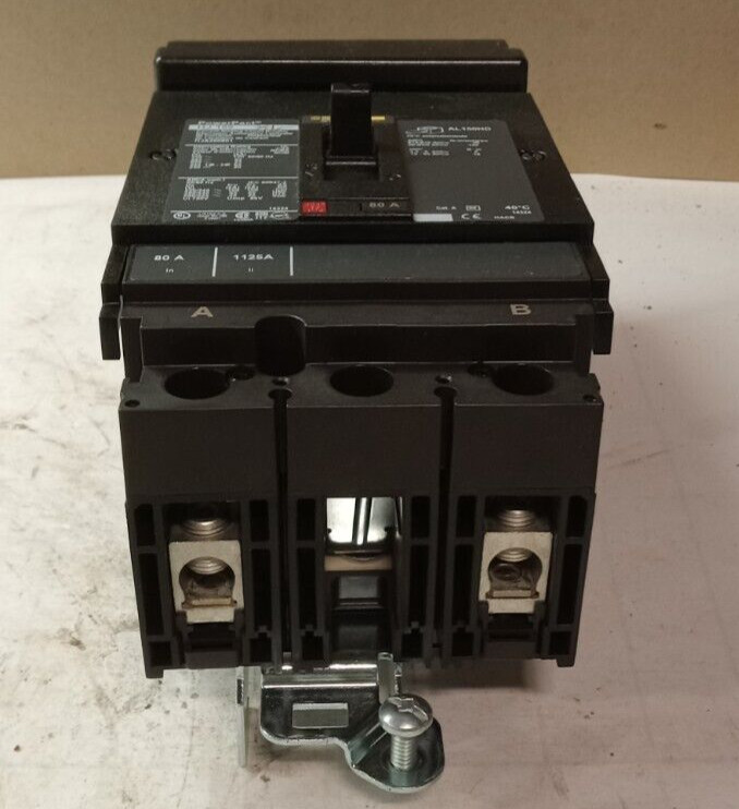 New Square D 80 Amp I-Line Circuit Breaker 2 Pole 600 VAC 250 VDC HJA260801