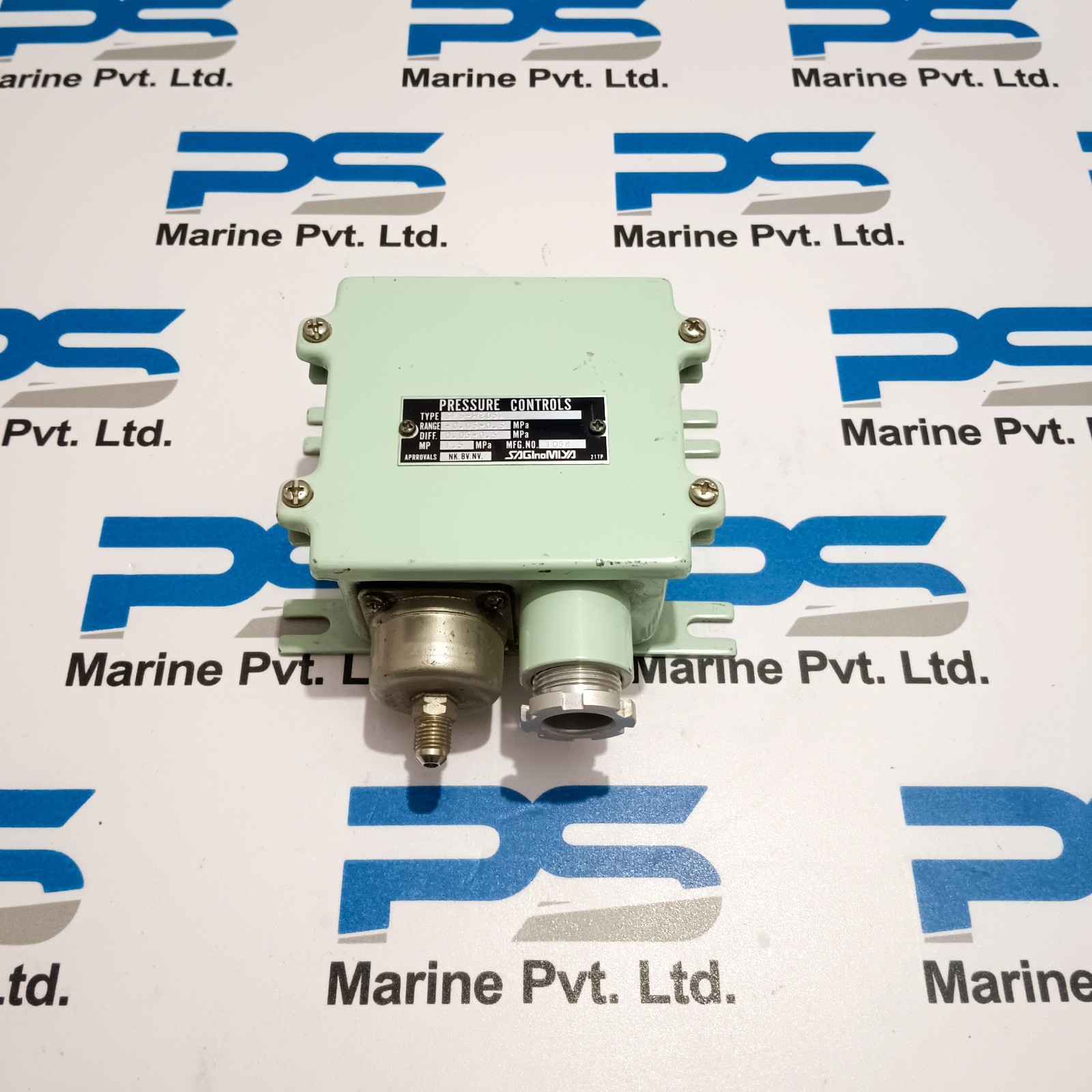 SAGINOMIYA SPS-H206W PRESSURE SWITCH Range : -0.06~0.6MPa