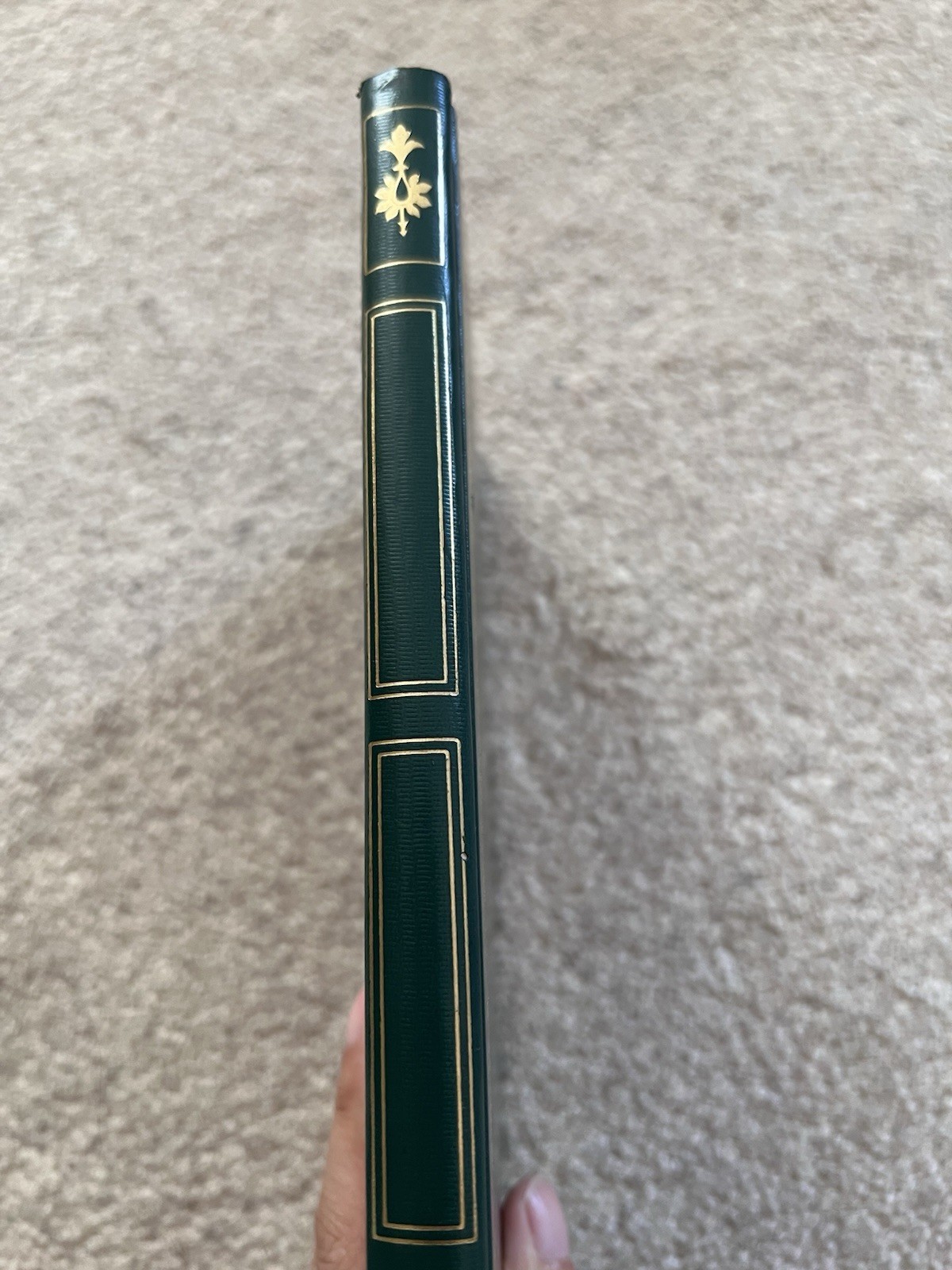 Vintage Anything Book Hardcover Blank Journal Unlined Unruled Sketch Art Deco