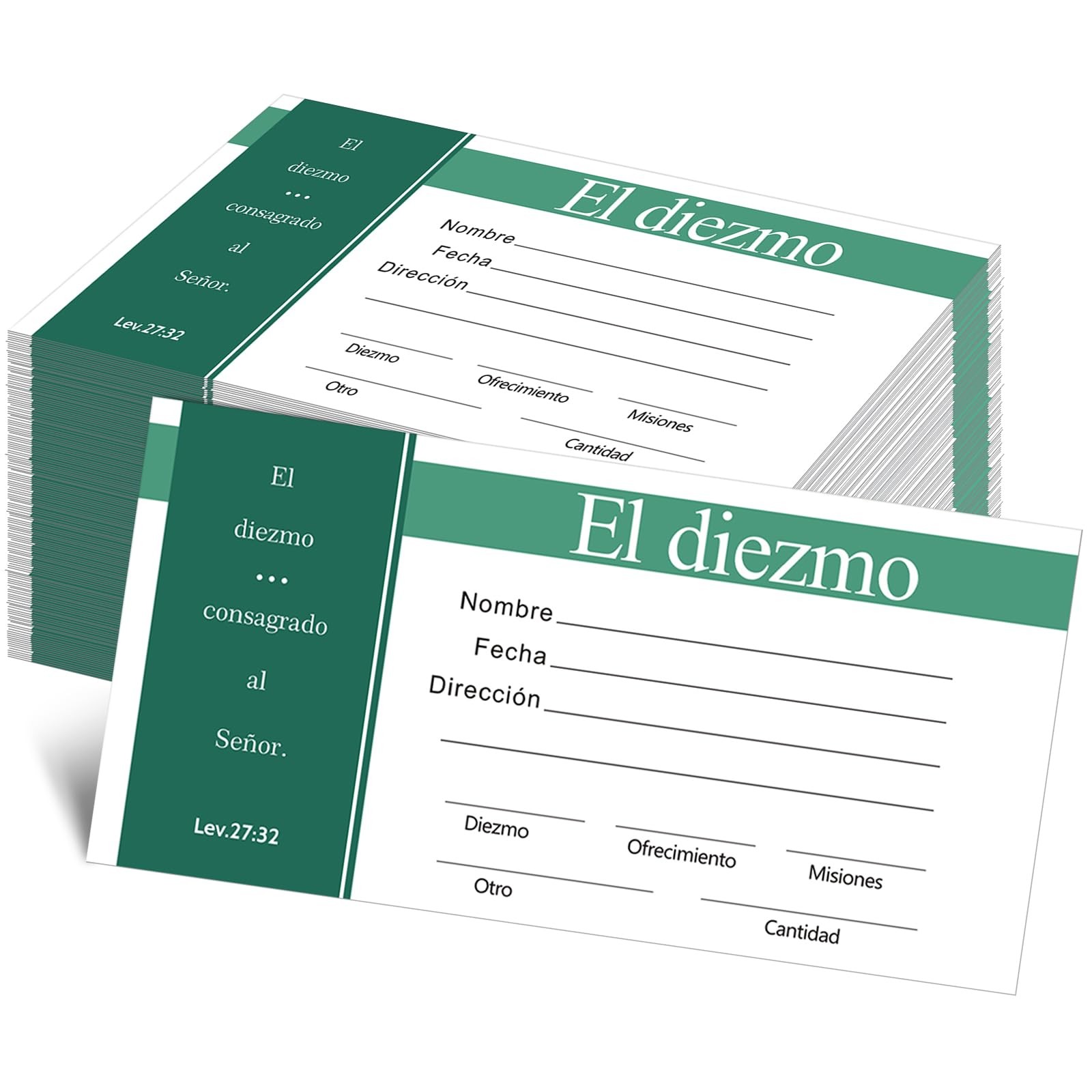 500 Count Spanish Offering Envelopes Tithe Donation Church Supplies Stylish